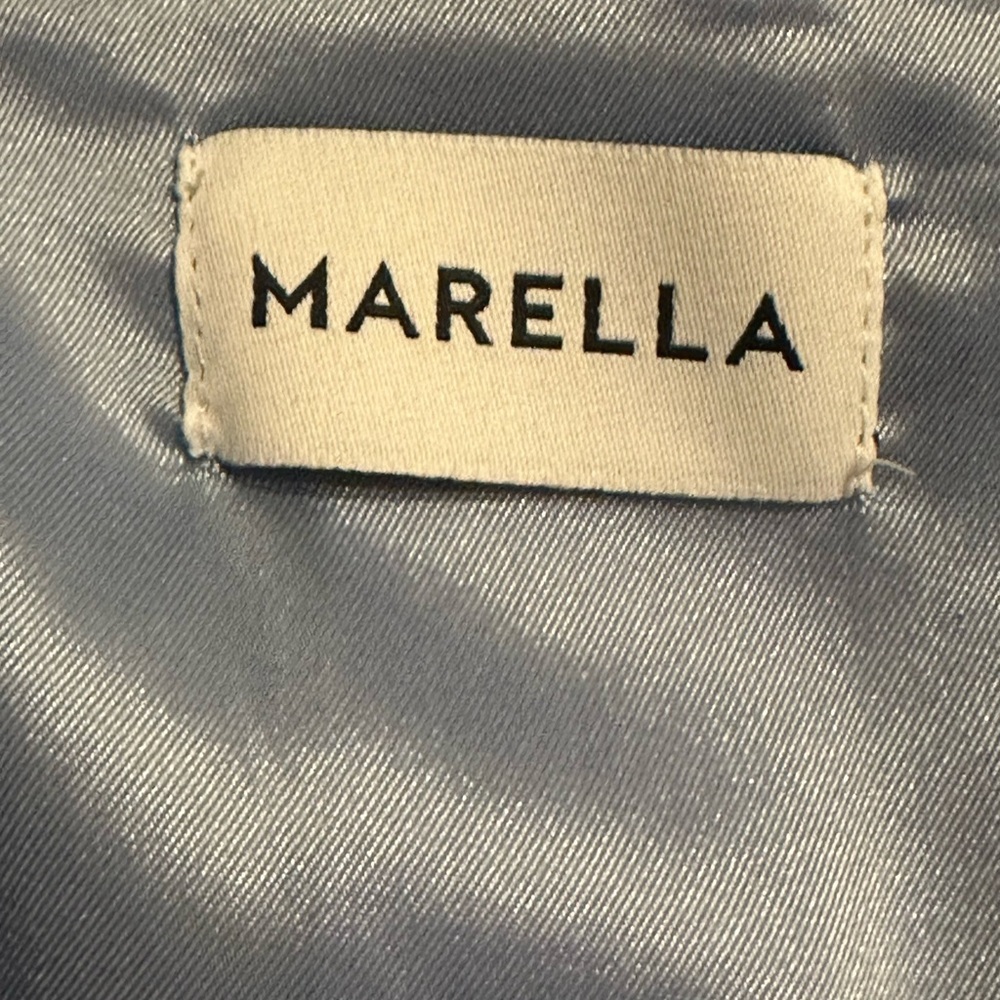 NWT MARELLA  Manisa Double-Breasted Blazer Light Blue - Picture 14 of 17